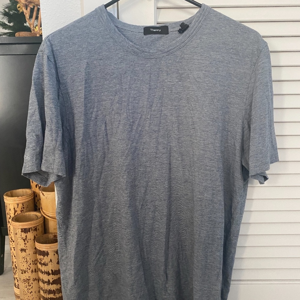 Theory Light Grey Tee